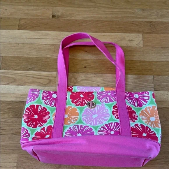 Lilly Pulitzer Mercato Tote Bag floral pink - Picture 3 of 10